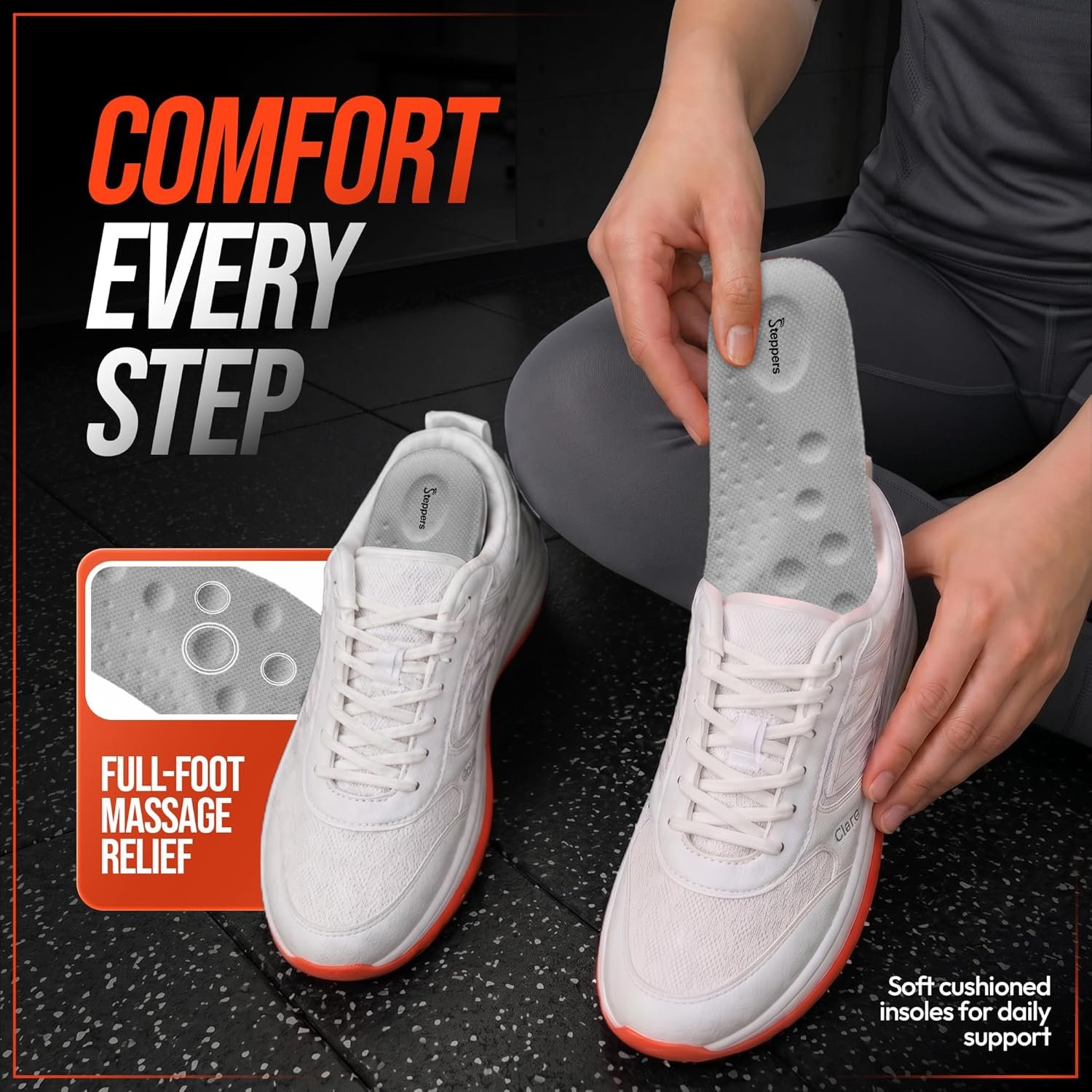 Steppers Comfort Boosting Massage Insole for Men and Women - Image 2