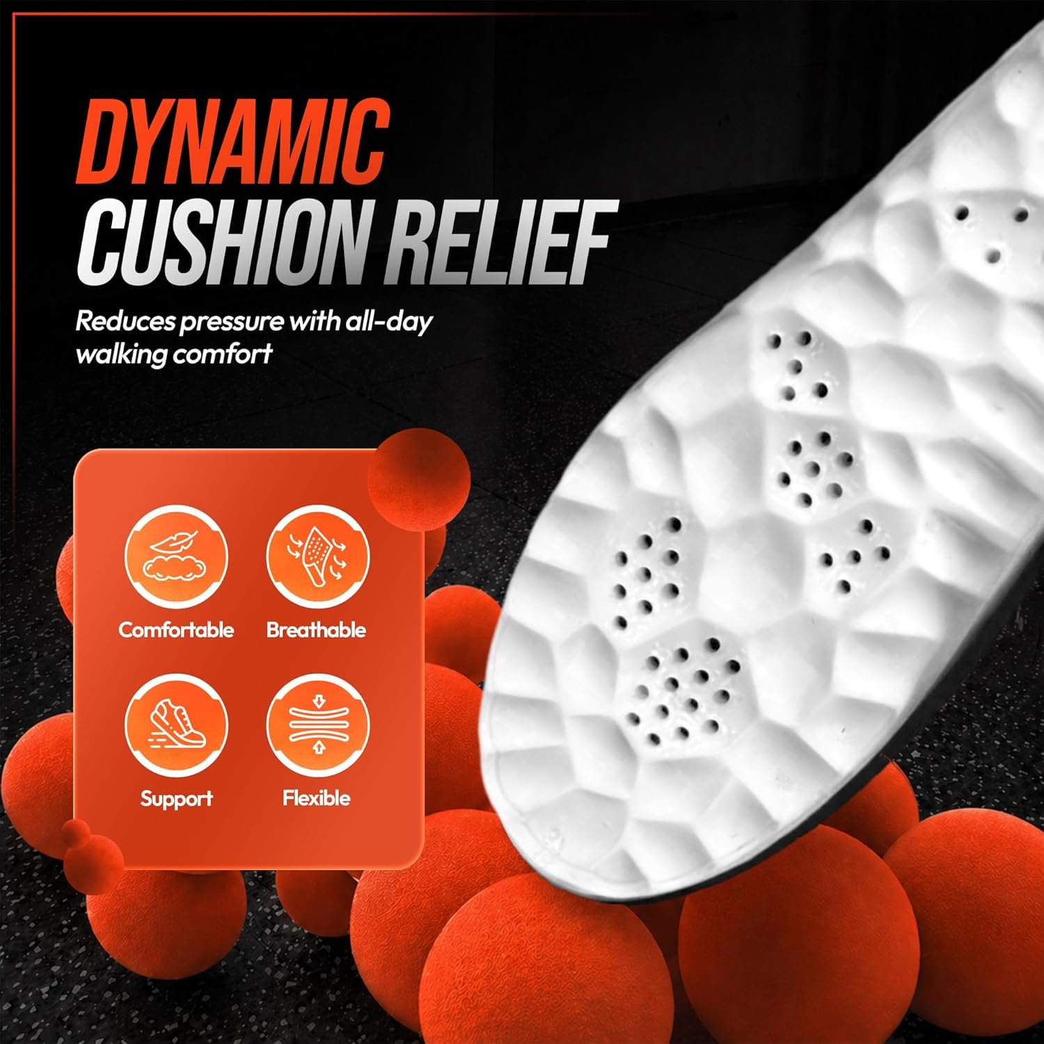 Steppers Comfort Boosting Massage Insole for Men and Women - Image 5