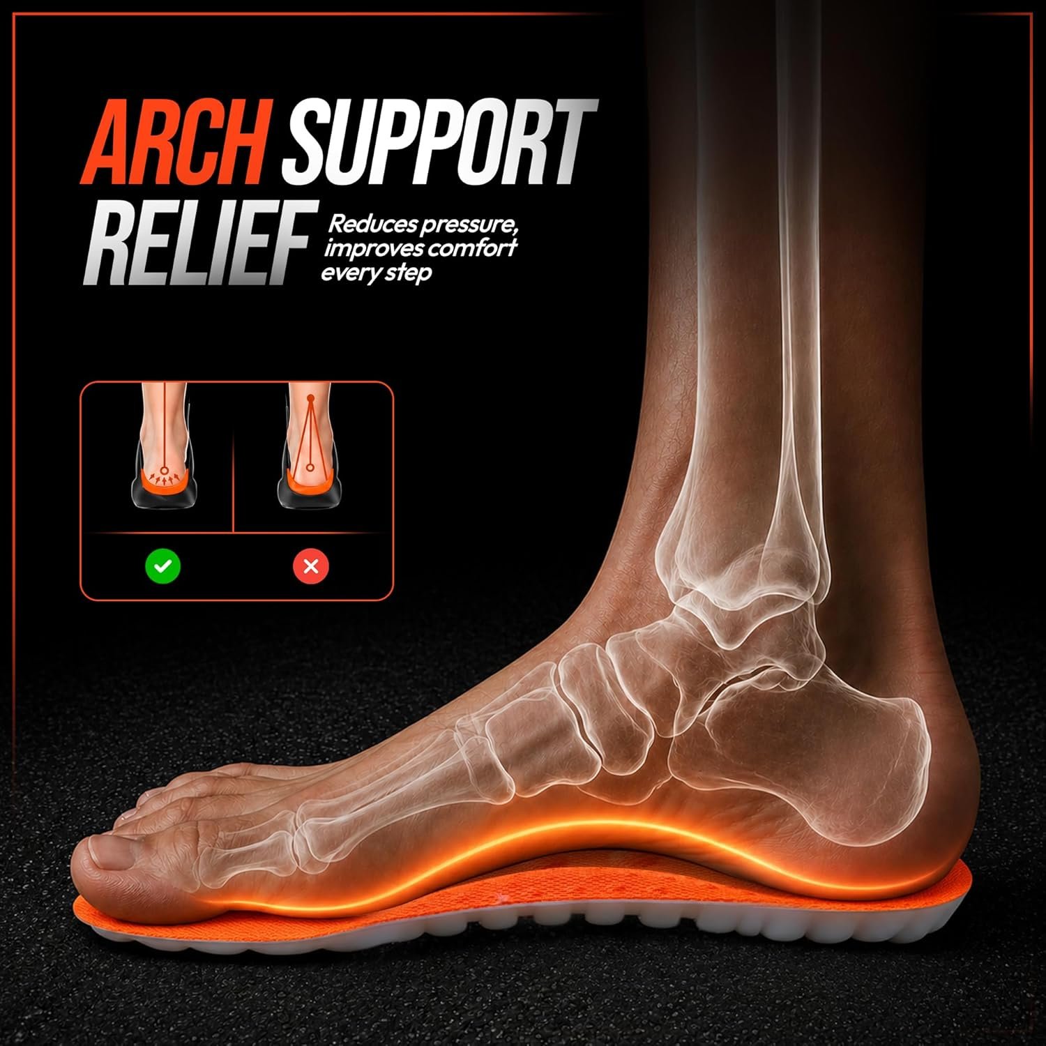 Steppers Comfort Boosting Massage Insole for Men and Women - Image 3