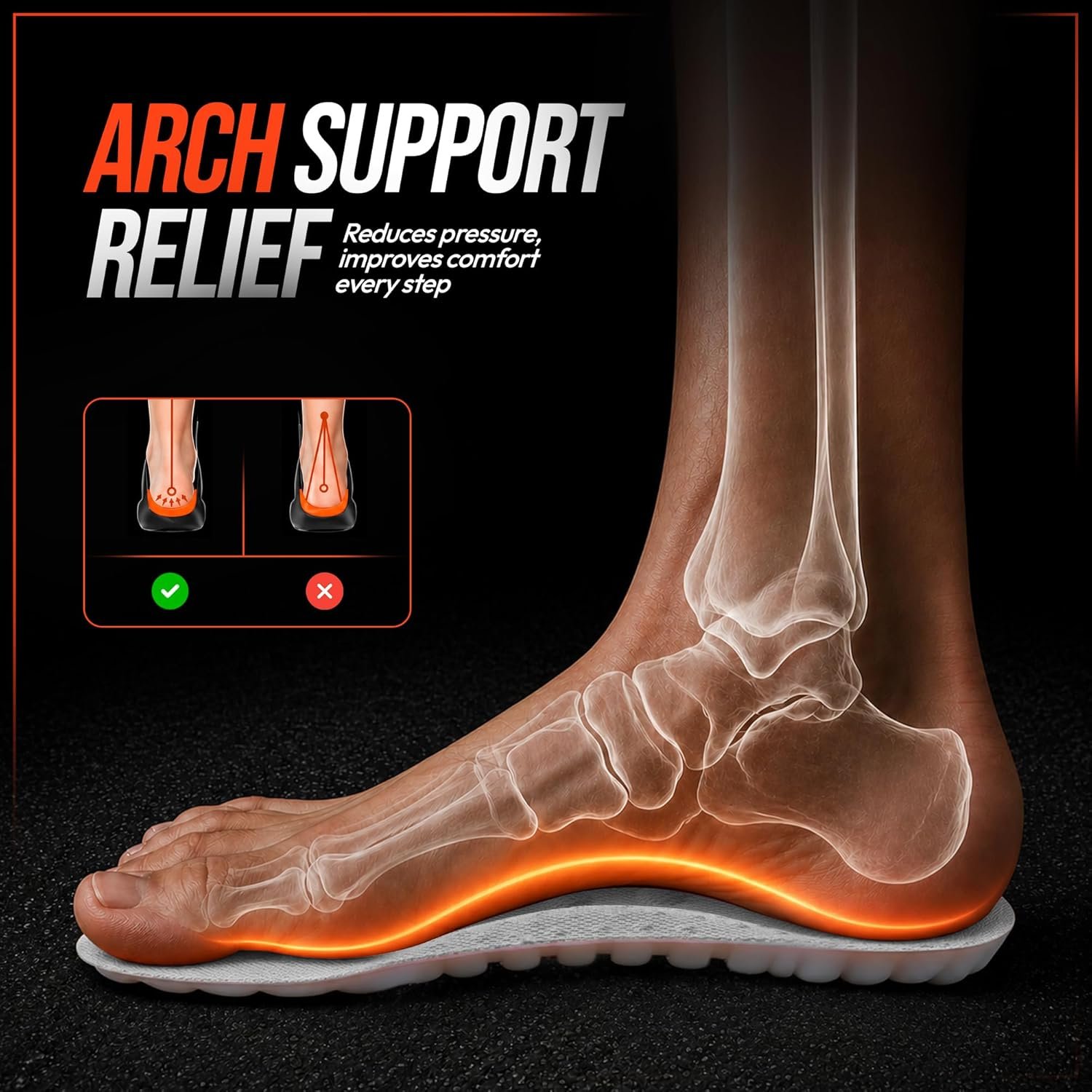 Steppers Comfort Boosting Massage Insole for Men and Women - Image 3