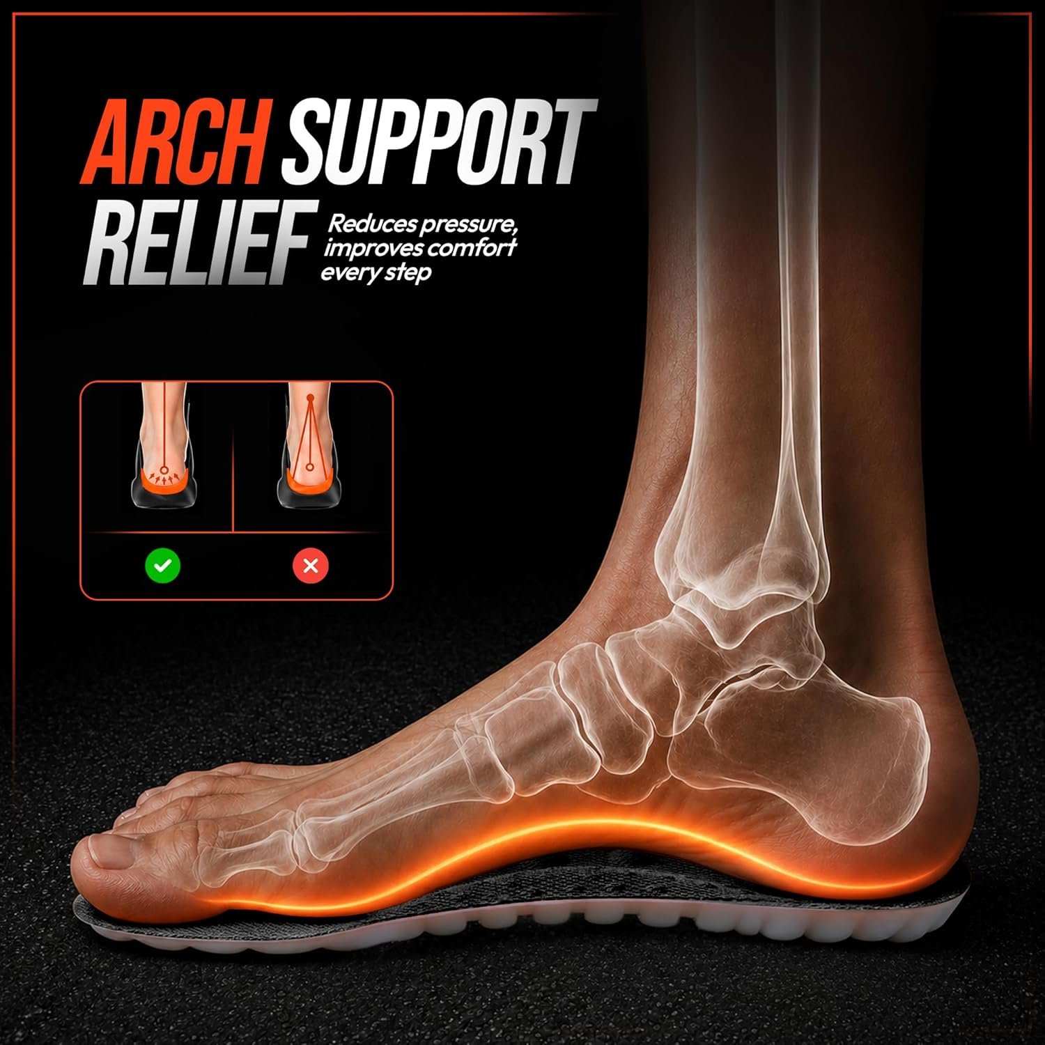 Steppers Comfort Boosting Massage Insole for Men and Women - Image 3