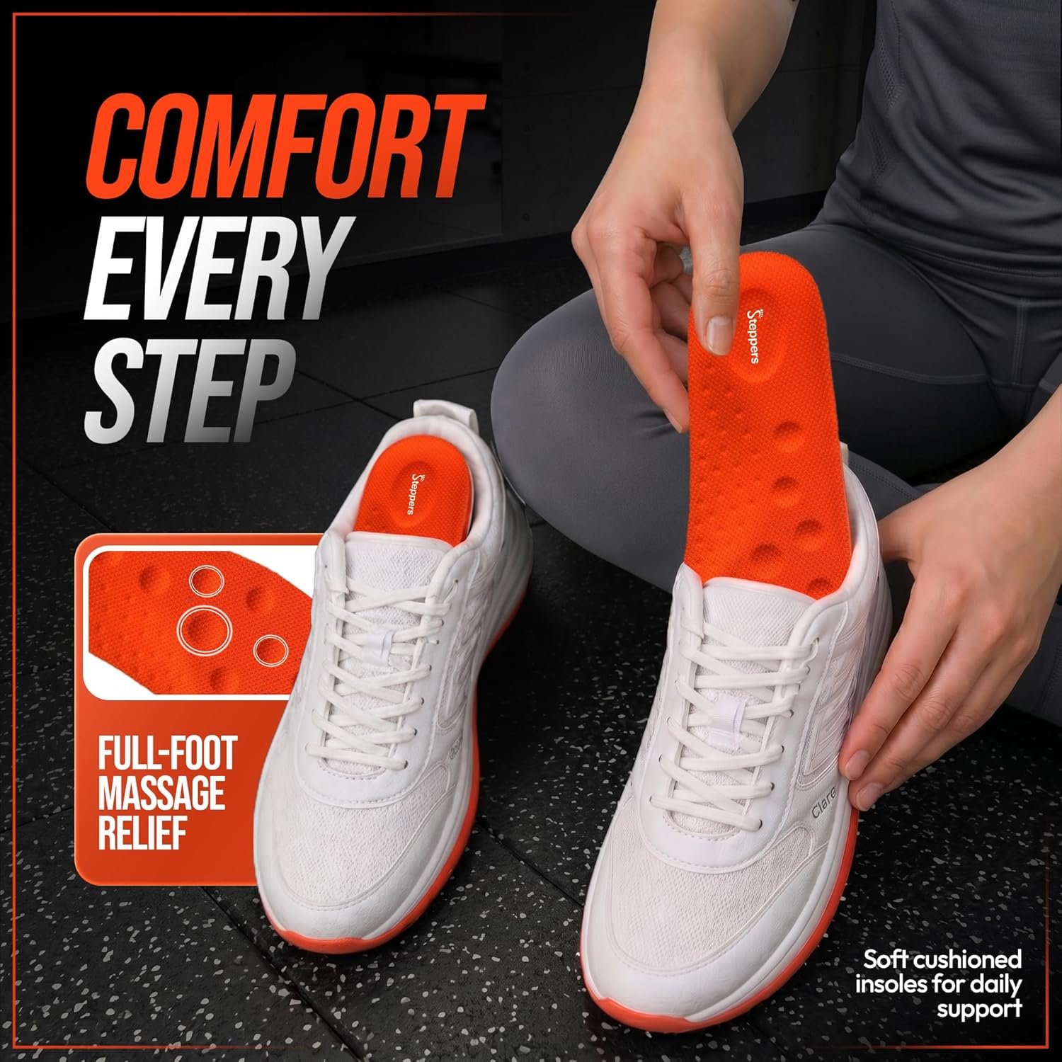 Steppers Comfort Boosting Massage Insole for Men and Women - Image 2