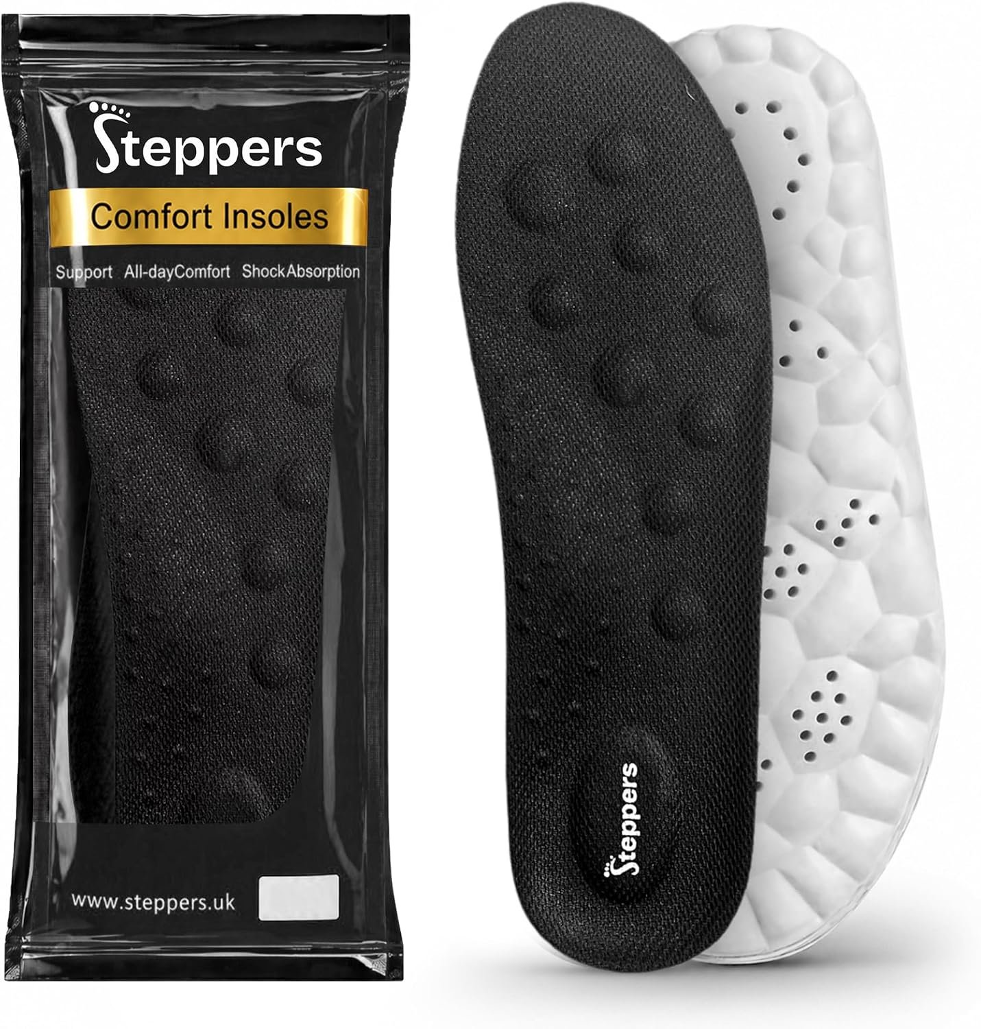 Steppers Comfort Boosting Massage Insole for Men and Women